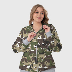 Женский 3D-костюм Камуфляж из Собак Camouflage, цвет: 3D-меланж — фото 2