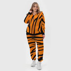 Женский 3D-костюм Текстура тиграtiger, цвет: 3D-черный — фото 2