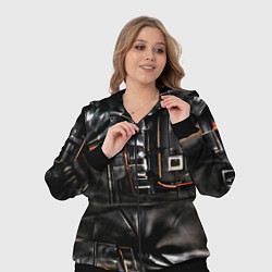 Женский 3D-костюм Стиль терминатора, цвет: 3D-черный — фото 2