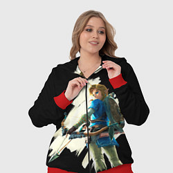 Женский 3D-костюм Линк с луком, цвет: 3D-красный — фото 2