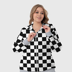 Женский 3D-костюм Chess Squares Cubes, цвет: 3D-меланж — фото 2