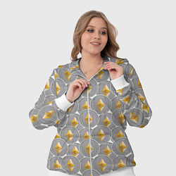 Женский 3D-костюм Ethereum Эфириум, цвет: 3D-белый — фото 2