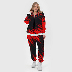 Женский 3D-костюм Красная краска брызги, цвет: 3D-белый — фото 2