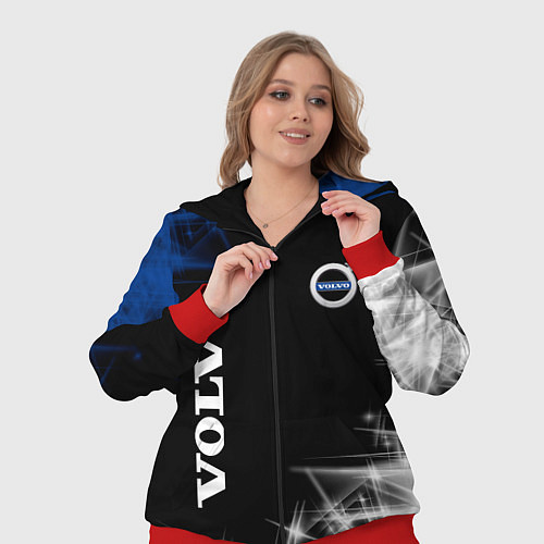 Женский костюм Volvo отражения / 3D-Красный – фото 3