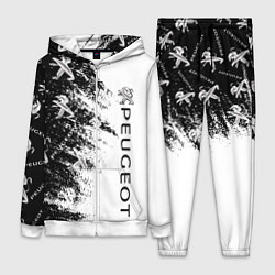 Женский 3D-костюм Peugeot Распылитель, цвет: 3D-белый