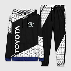 Женский 3D-костюм Toyota Sport соты, цвет: 3D-синий