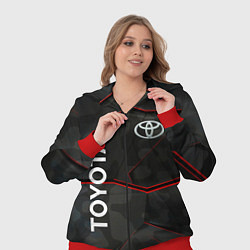 Женский 3D-костюм Toyota sport auto, цвет: 3D-красный — фото 2