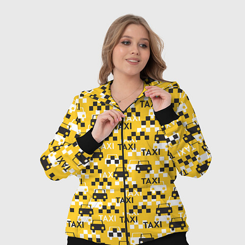 Женский костюм Такси Taxi / 3D-Черный – фото 3