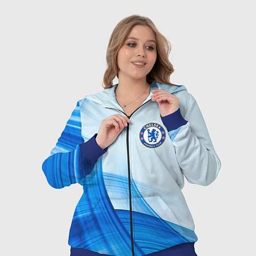 Женский костюм Chelsea FC челси фк / 3D-Синий – фото 3