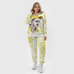 Женский 3D-костюм Lil Peep CryBaby Yellow Лил Пип, цвет: 3D-белый — фото 2