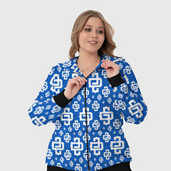 Женский 3D-костюм Blue Pattern Dope Camo Dope Street Market, цвет: 3D-черный — фото 2