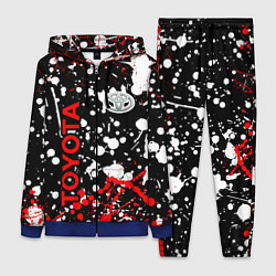 Женский костюм Toyota тойота брызги красок