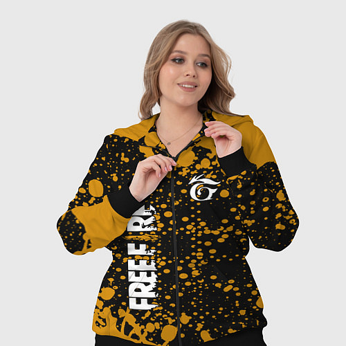 Женский костюм GARENA FREE FIRE ФРИ ФАЕР / 3D-Черный – фото 3