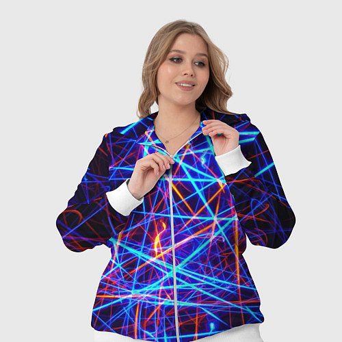 Женский костюм Neon pattern Fashion 2055 / 3D-Белый – фото 3