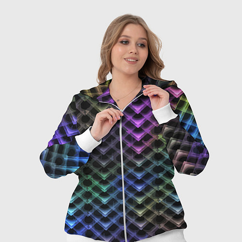 Женский костюм Color vanguard pattern 2025 Neon / 3D-Белый – фото 3