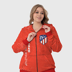 Женский 3D-костюм АТЛЕТИКО Atletico Madrid Sport Гранж, цвет: 3D-красный — фото 2