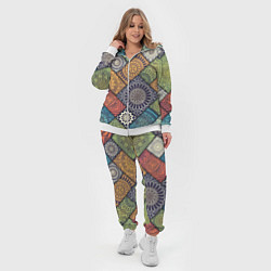 Женский 3D-костюм Мандала орнамент, цвет: 3D-белый — фото 2