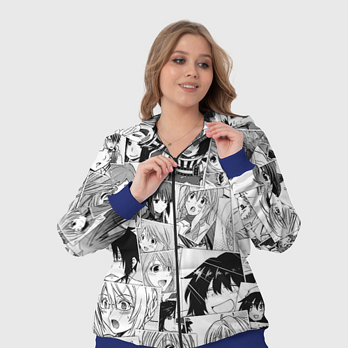 Женский костюм Log Horizon pattern / 3D-Синий – фото 3