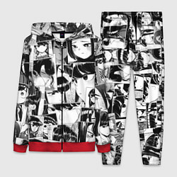 Женский 3D-костюм Komi san pattern, цвет: 3D-красный