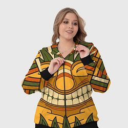 Женский 3D-костюм Polynesian tiki LUCKY, цвет: 3D-черный — фото 2