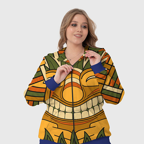 Женский костюм Polynesian tiki LUCKY / 3D-Синий – фото 3
