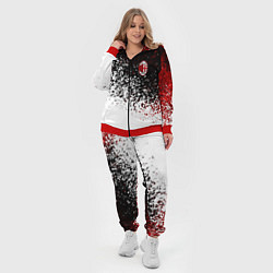 Женский 3D-костюм Ac milan краска, цвет: 3D-красный — фото 2