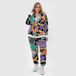 Женский 3D-костюм Underground pattern Fashion trend, цвет: 3D-белый — фото 2