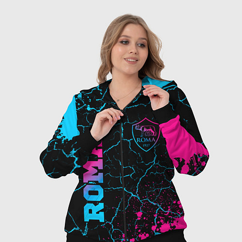 Женский костюм Roma - neon gradient / 3D-Черный – фото 3