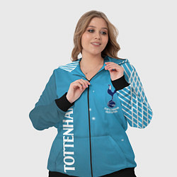 Женский 3D-костюм Тоттенхэм хотспур Абстракция, цвет: 3D-черный — фото 2