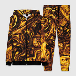 Женский костюм Жидкое золото текстура