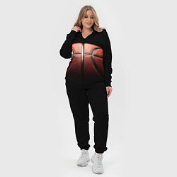 Женский 3D-костюм Basketball ball, цвет: 3D-черный — фото 2