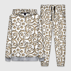 Женский костюм Цветочный кружевной орнамент