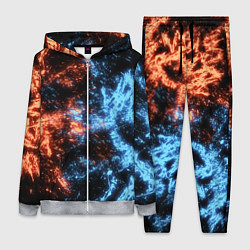 Женский 3D-костюм Fire and Water Огонь и вода, цвет: 3D-меланж