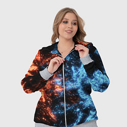 Женский 3D-костюм Fire and Water Огонь и вода, цвет: 3D-меланж — фото 2