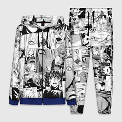 Женский 3D-костюм D Gray man pattern, цвет: 3D-синий