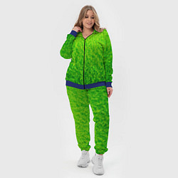 Женский 3D-костюм Трава зеленая, цвет: 3D-синий — фото 2