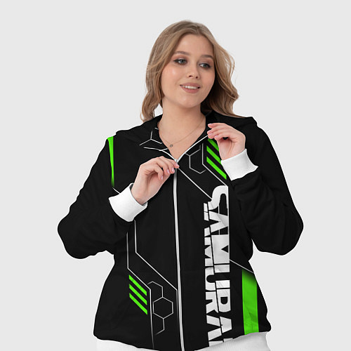 Женский костюм Samurai - Зеленые технологии / 3D-Белый – фото 3