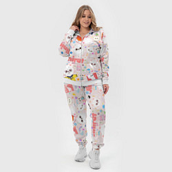 Женский 3D-костюм Skzoo Jinniret pattern cartoon avatar, цвет: 3D-белый — фото 2
