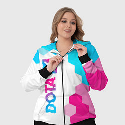 Женский 3D-костюм Dota neon gradient style: по-вертикали, цвет: 3D-черный — фото 2