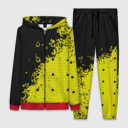 Женский 3D-костюм Black & Yellow, цвет: 3D-красный