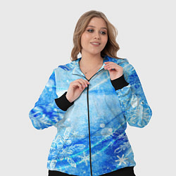 Женский 3D-костюм Новогодний иней, цвет: 3D-черный — фото 2