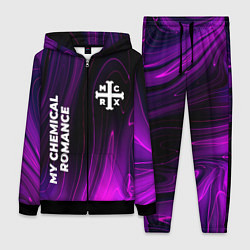 Женский 3D-костюм My Chemical Romance violet plasma, цвет: 3D-черный
