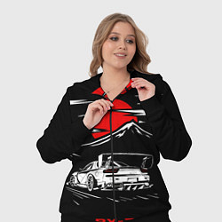 Женский 3D-костюм Мазда RX - 7 JDM Style, цвет: 3D-черный — фото 2