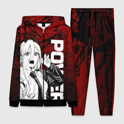 Женский 3D-костюм Пауэр : Человек-бензопила, цвет: 3D-черный