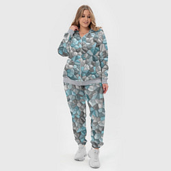 Женский 3D-костюм Мозаика из цветных камней, цвет: 3D-меланж — фото 2