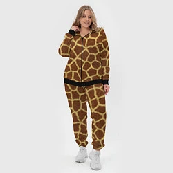 Женский 3D-костюм Текстура жирафа, цвет: 3D-черный — фото 2