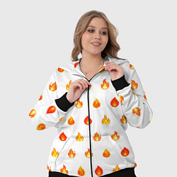 Женский 3D-костюм Мерцающие искры на светлом, цвет: 3D-черный — фото 2