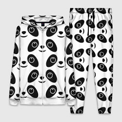 Женский 3D-костюм Panda bing dun dun, цвет: 3D-белый