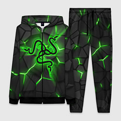 Женский 3D-костюм Razer neon logo, цвет: 3D-черный