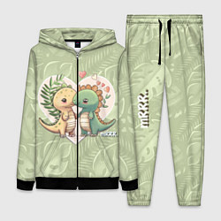 Женский 3D-костюм Мистер Влюбленный динозавр, цвет: 3D-черный